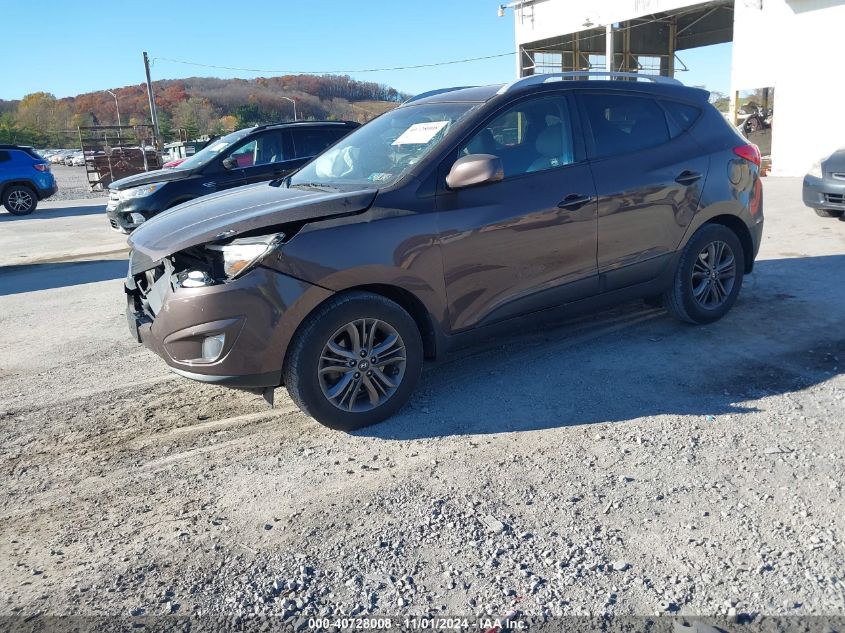 2014 Hyundai Tucson Se VIN: KM8JUCAG6EU919776 Lot: 40728008