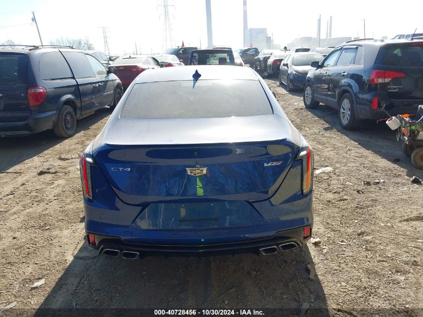 2021 Cadillac Ct4 V-Series VIN: 1G6DD5RL6M0145732 Lot: 40728456