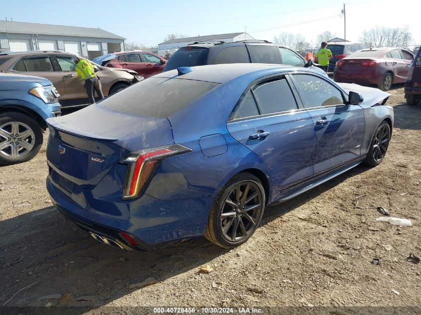 2021 Cadillac Ct4 V-Series VIN: 1G6DD5RL6M0145732 Lot: 40728456