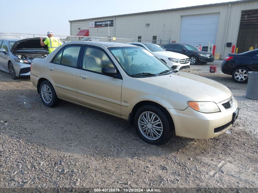 2001 Mazda Protege VIN: JM1BJ225910418634 Lot: 40728579