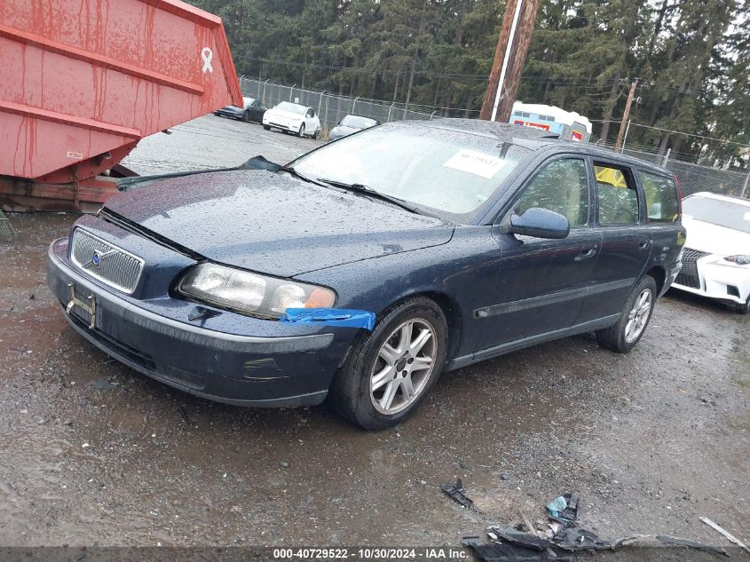 2002 Volvo V70 2.4T VIN: YV1SW58D921186348 Lot: 40729522