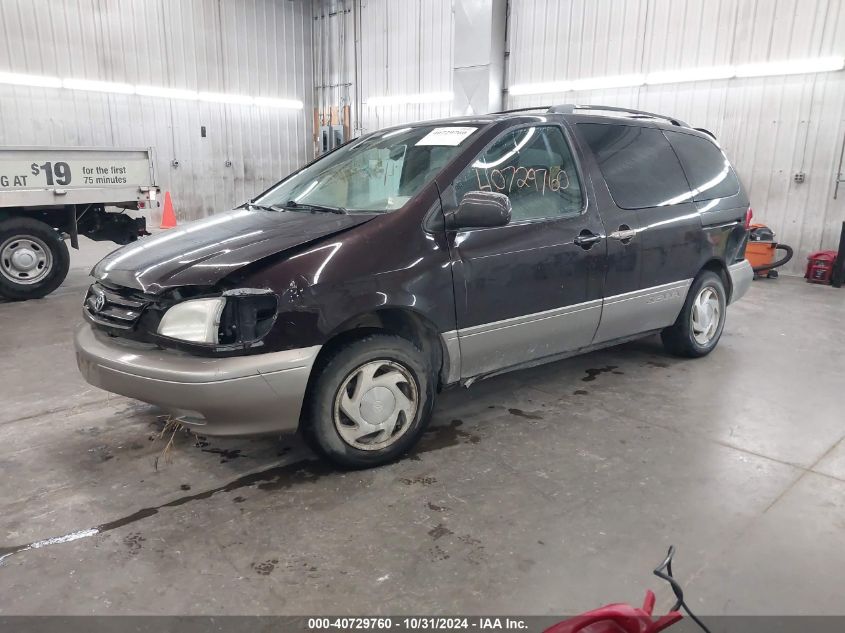 2001 Toyota Sienna Xle VIN: 4T3ZF13C31U384368 Lot: 40729760