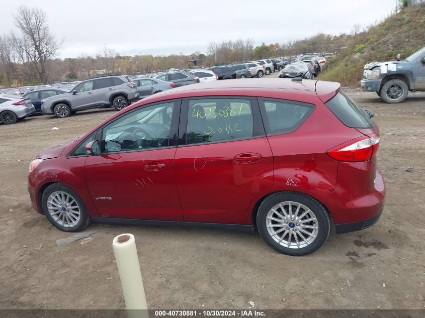 2013 Ford C-Max Hybrid Se VIN: 1FADP5AU6DL544704 Lot: 40730881