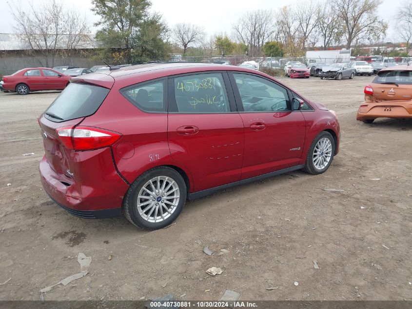 2013 Ford C-Max Hybrid Se VIN: 1FADP5AU6DL544704 Lot: 40730881