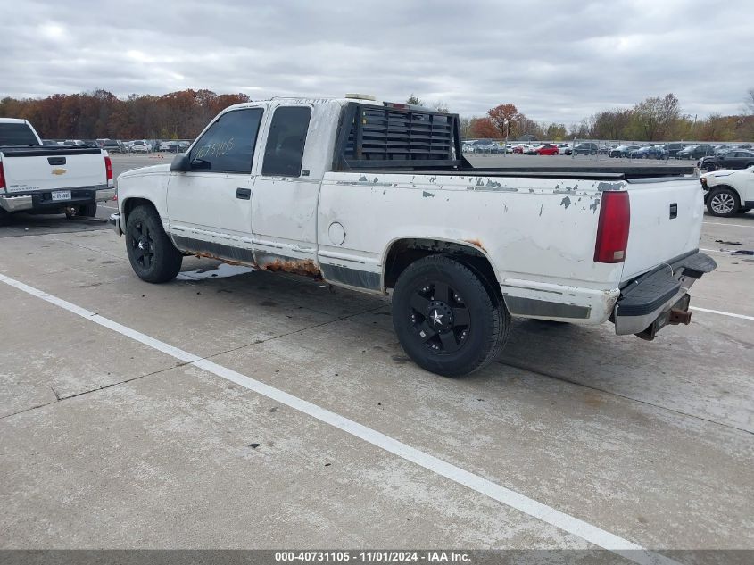 1997 GMC Sierra 1500 Sl Wideside VIN: 2GTEC19R0V1509327 Lot: 40731105