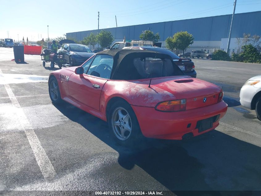 1998 BMW Z3 2.8 VIN: 4USCJ332XWLB63056 Lot: 40732192