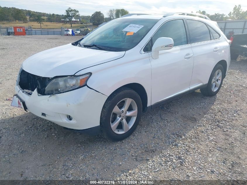 2010 Lexus Rx 350 VIN: 2T2BK1BA4AC035481 Lot: 40732216