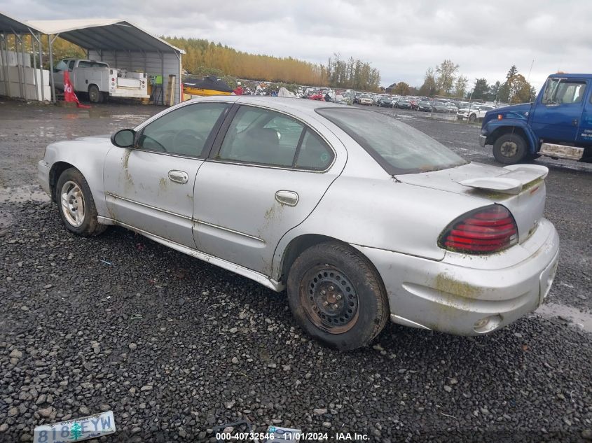 2005 Pontiac Grand Am Se VIN: 1G2NE52E45M179418 Lot: 40732546