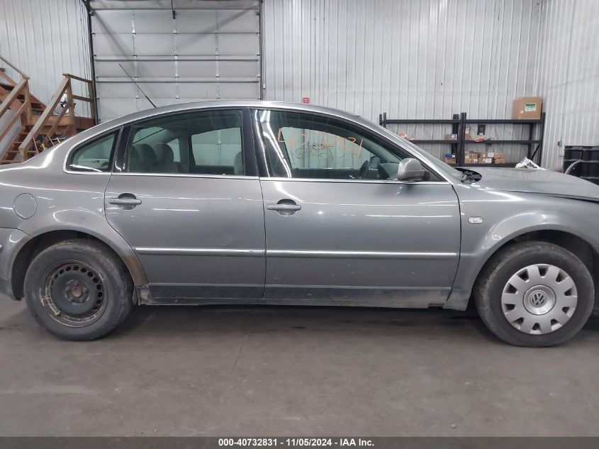 2003 Volkswagen Passat Gl VIN: WVWMD63B83P292031 Lot: 40732831