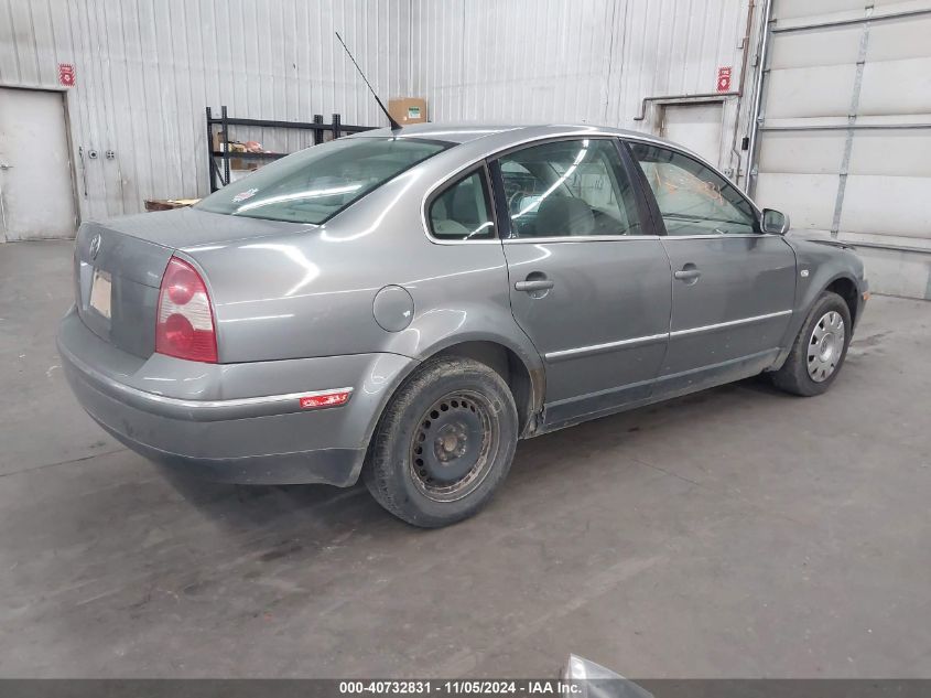 2003 Volkswagen Passat Gl VIN: WVWMD63B83P292031 Lot: 40732831