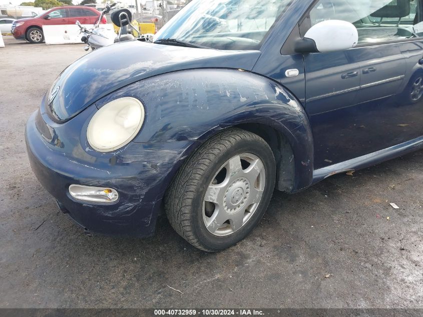 2001 Volkswagen New Beetle Glx VIN: 3VWDD21C91M421687 Lot: 40732959