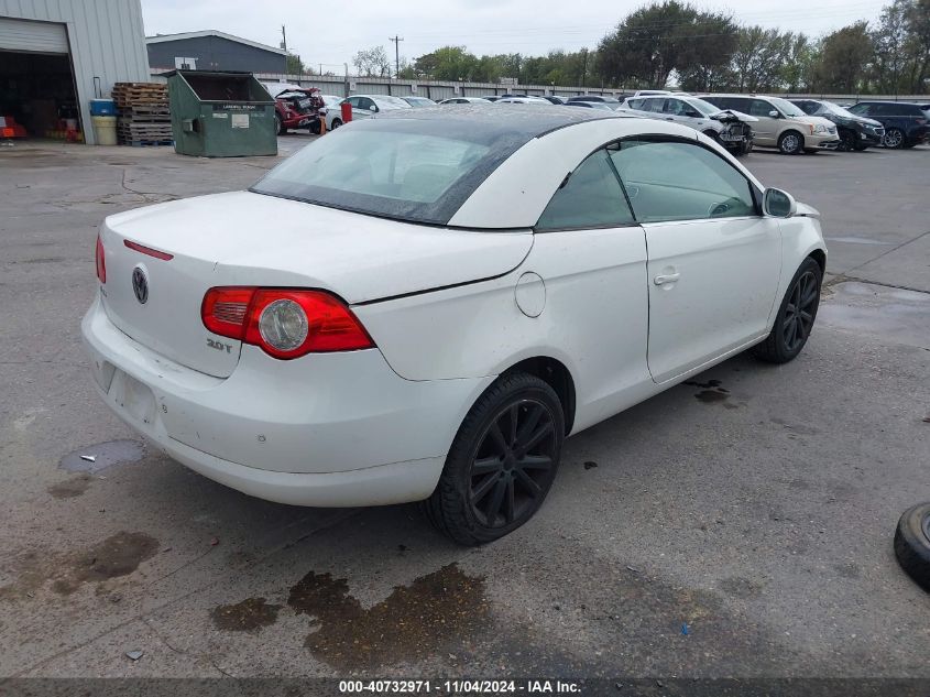 2007 Volkswagen Eos 2.0T VIN: WVWFA71F27V034876 Lot: 40732971