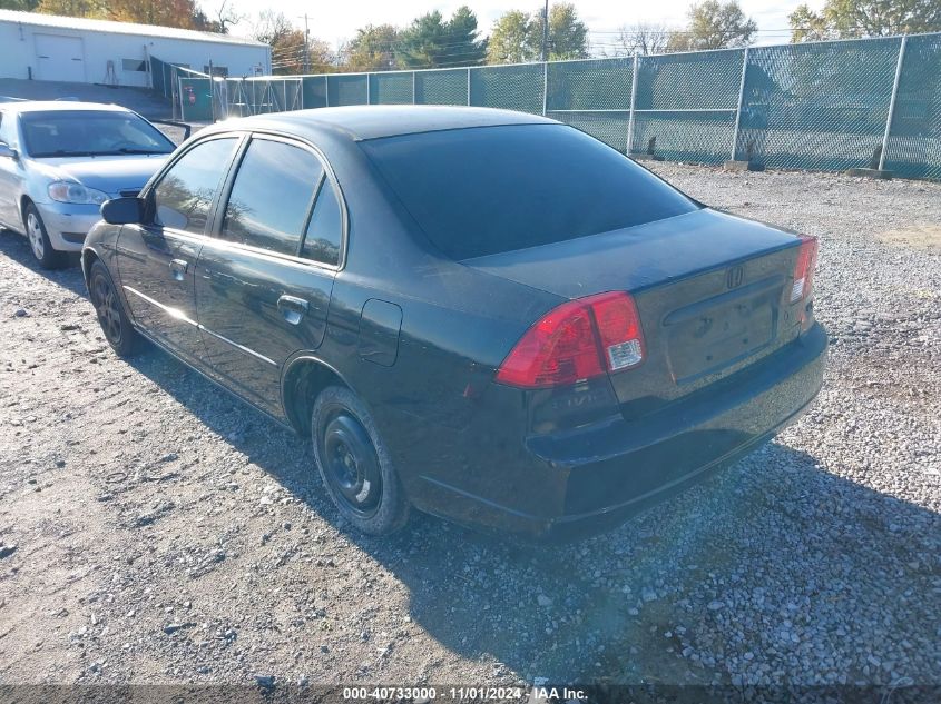 2003 Honda Civic Ex VIN: 1HGES26743L010759 Lot: 40733000