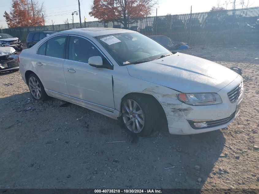 2016 Volvo S80 T5 Drive-E VIN: YV140MAK0G1198103 Lot: 40735218