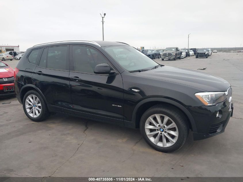 2016 BMW X3 Sdrive28I VIN: 5UXWZ7C59G0R32528 Lot: 40735505