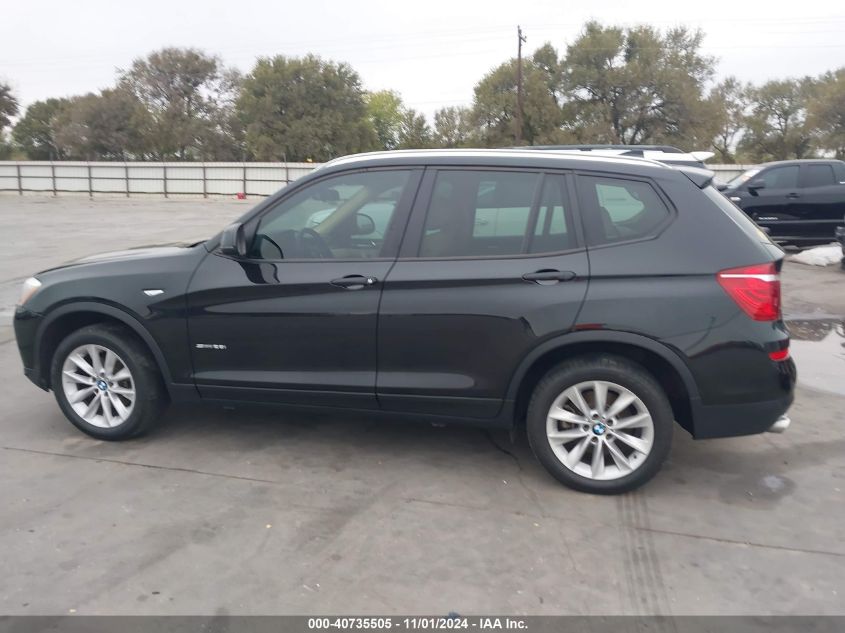 2016 BMW X3 Sdrive28I VIN: 5UXWZ7C59G0R32528 Lot: 40735505