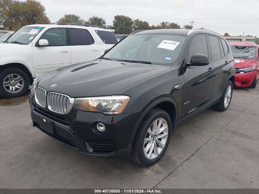 2016 BMW X3 Sdrive28I VIN: 5UXWZ7C59G0R32528 Lot: 40735505