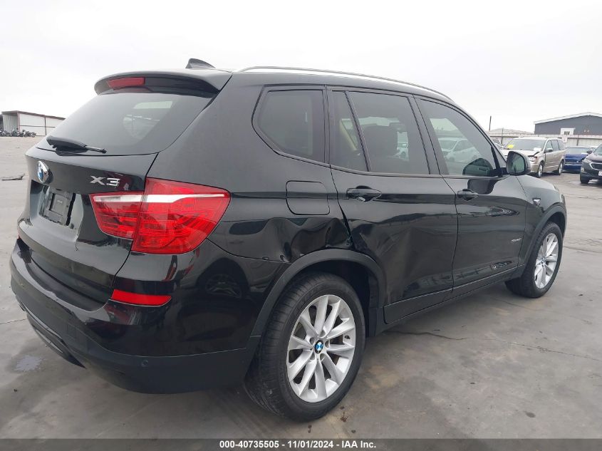 2016 BMW X3 Sdrive28I VIN: 5UXWZ7C59G0R32528 Lot: 40735505