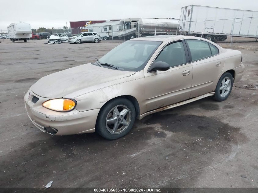 2003 Pontiac Grand Am Se1 VIN: 1G2NF52E03C303684 Lot: 40735635