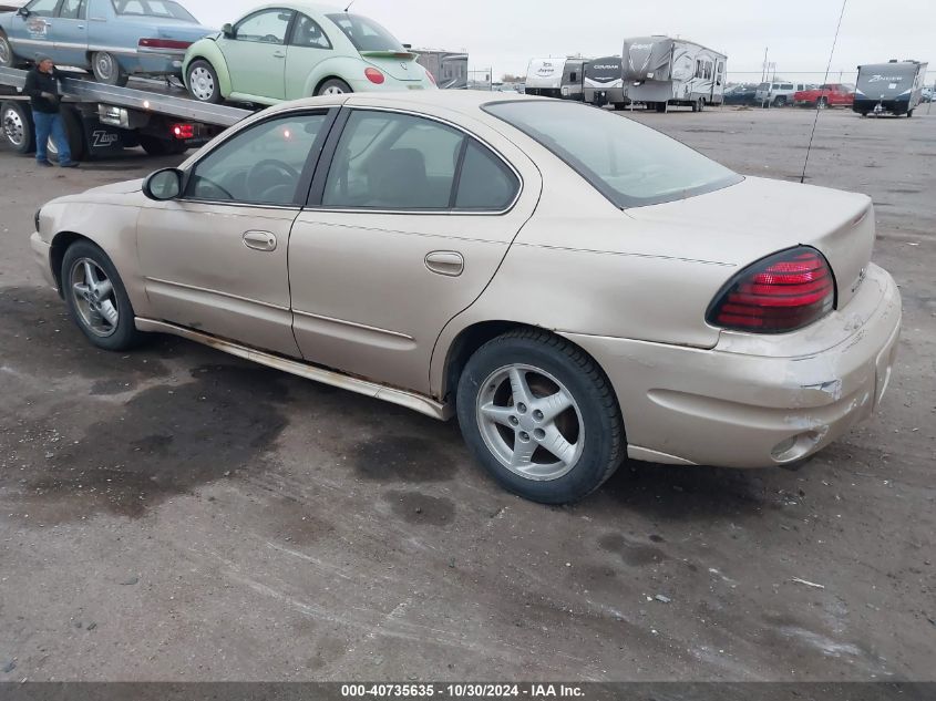 2003 Pontiac Grand Am Se1 VIN: 1G2NF52E03C303684 Lot: 40735635