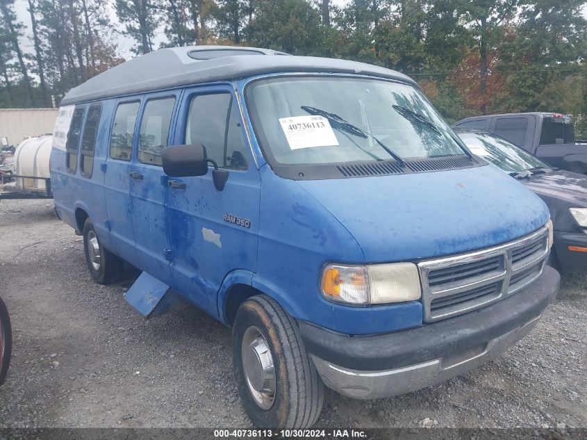 1994 Dodge Ram Van B350 VIN: 2B7KB31Z2RK546344 Lot: 40736113