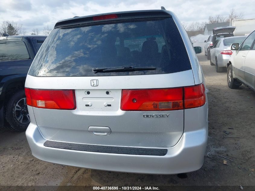 2001 Honda Odyssey Ex VIN: 2HKRL18691H603983 Lot: 40736595