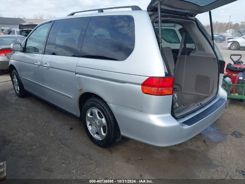 2001 Honda Odyssey Ex VIN: 2HKRL18691H603983 Lot: 40736595