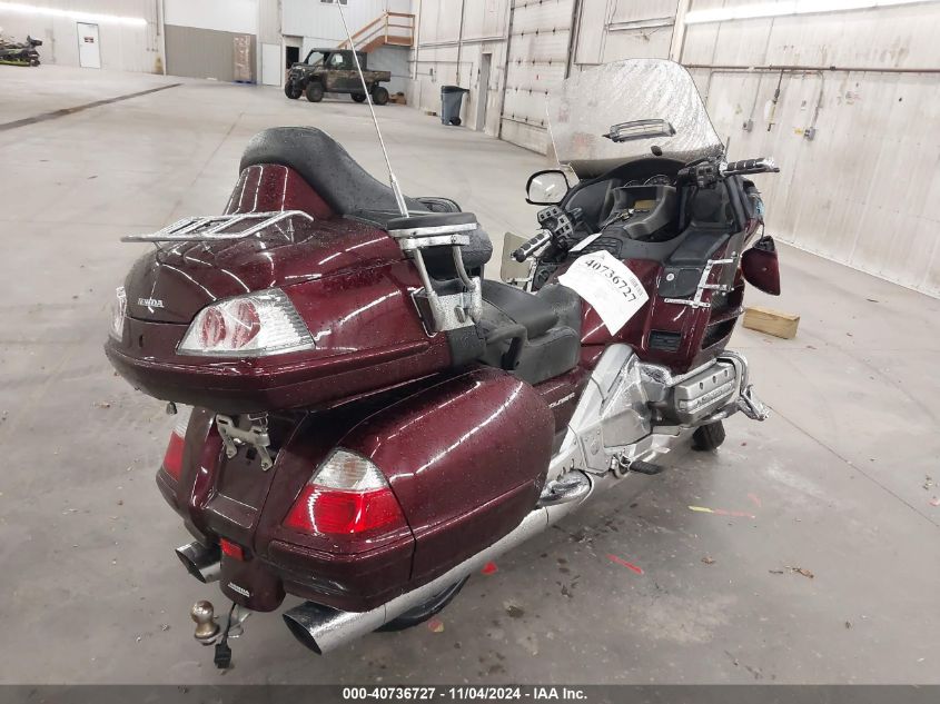 2006 Honda Gl1800 VIN: 1HFSC47F86A513054 Lot: 40736727