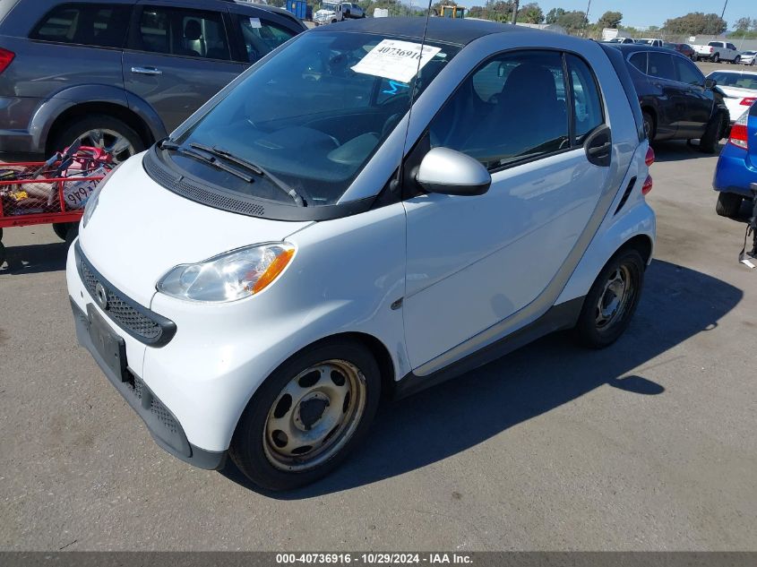 2013 Smart Fortwo Passion/Pure VIN: WMEEJ3BA9DK701349 Lot: 40736916