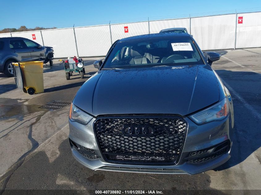 2015 Audi S3 2.0T Premium Plus VIN: WAUBFGFFXF1057849 Lot: 40738692