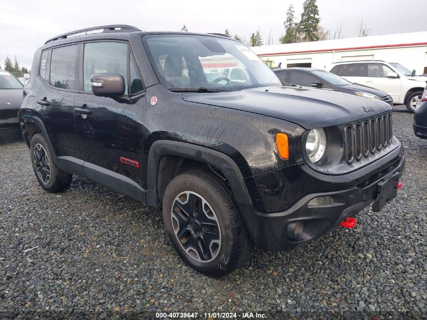 2016 Jeep Renegade Trailhawk VIN: ZACCJBCT6GPE07997 Lot: 40739647