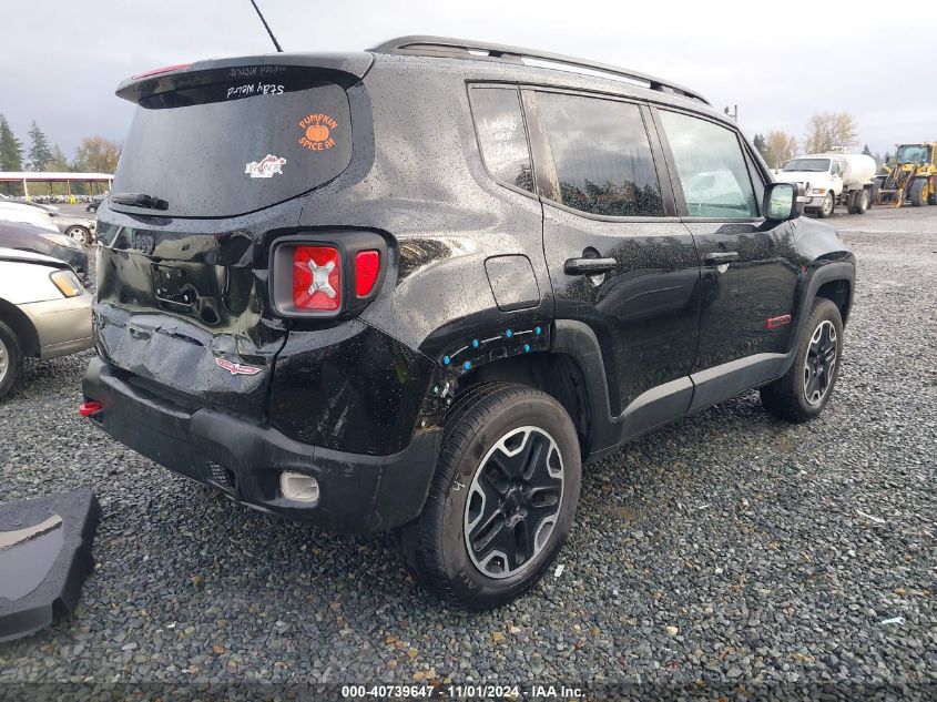 2016 Jeep Renegade Trailhawk VIN: ZACCJBCT6GPE07997 Lot: 40739647