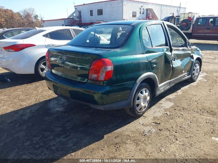 2002 Toyota Echo VIN: JTDBT123620221604 Lot: 40739954