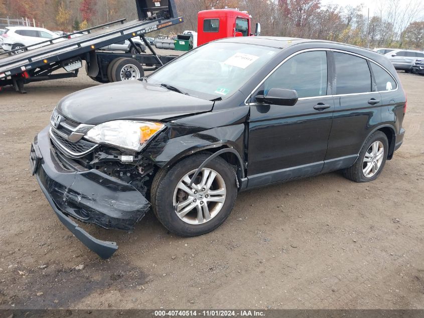 2010 Honda Cr-V Ex-L VIN: 5J6RE4H72AL054122 Lot: 40740514