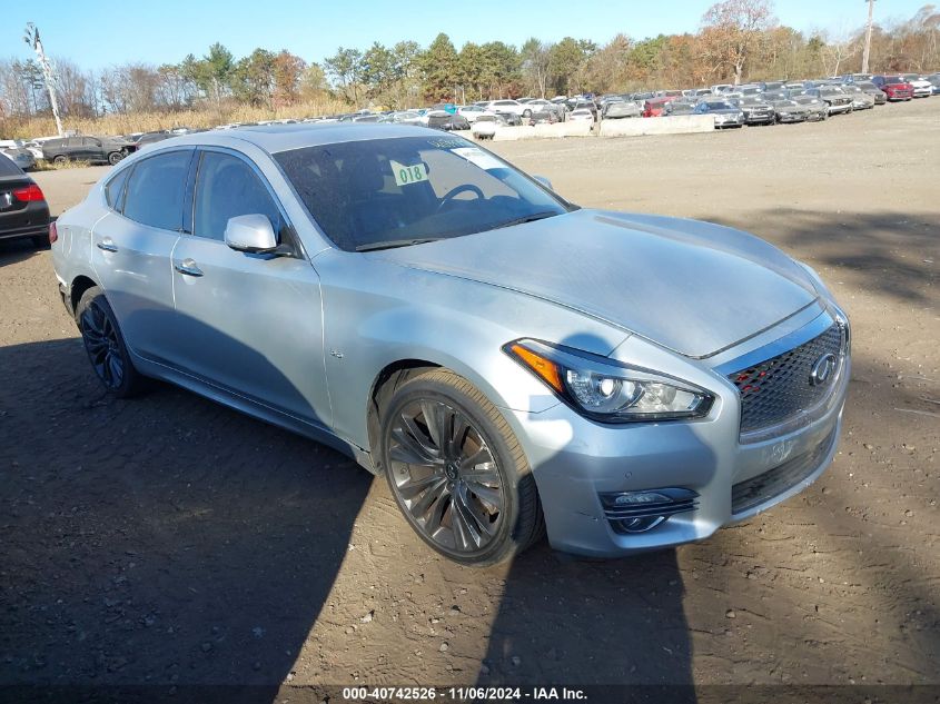 2016 Infiniti Q70 3.7X VIN: JN1BY1AR4GM270214 Lot: 40742526