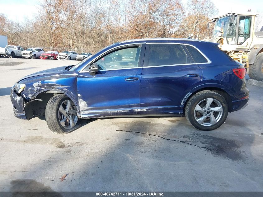 2021 Audi Q3 Premium 40 Tfsi Quattro Tiptronic VIN: WA1AUCF30M1098419 Lot: 40742711