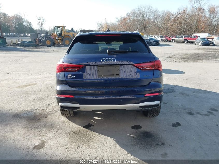 2021 Audi Q3 Premium 40 Tfsi Quattro Tiptronic VIN: WA1AUCF30M1098419 Lot: 40742711