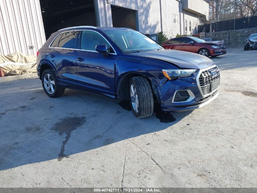 2021 Audi Q3 Premium 40 Tfsi Quattro Tiptronic VIN: WA1AUCF30M1098419 Lot: 40742711