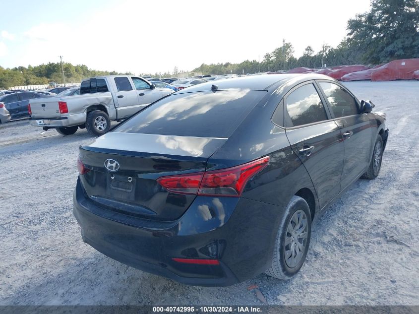 2022 Hyundai Accent Se VIN: 3KPC24A67NE182201 Lot: 40742995