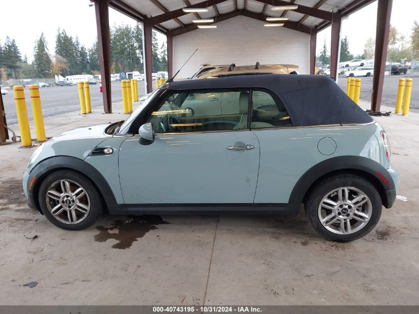 2013 Mini Convertible Cooper VIN: WMWZN3C54DT568433 Lot: 40743195