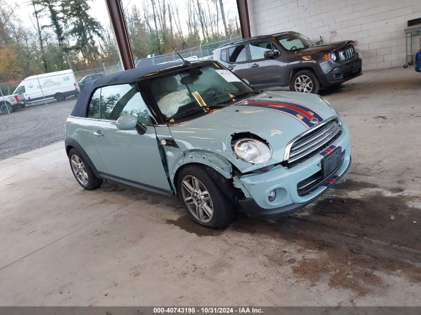 2013 Mini Convertible Cooper VIN: WMWZN3C54DT568433 Lot: 40743195