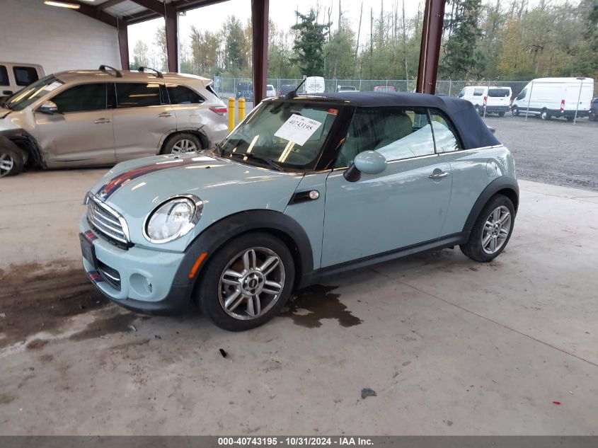 2013 Mini Convertible Cooper VIN: WMWZN3C54DT568433 Lot: 40743195