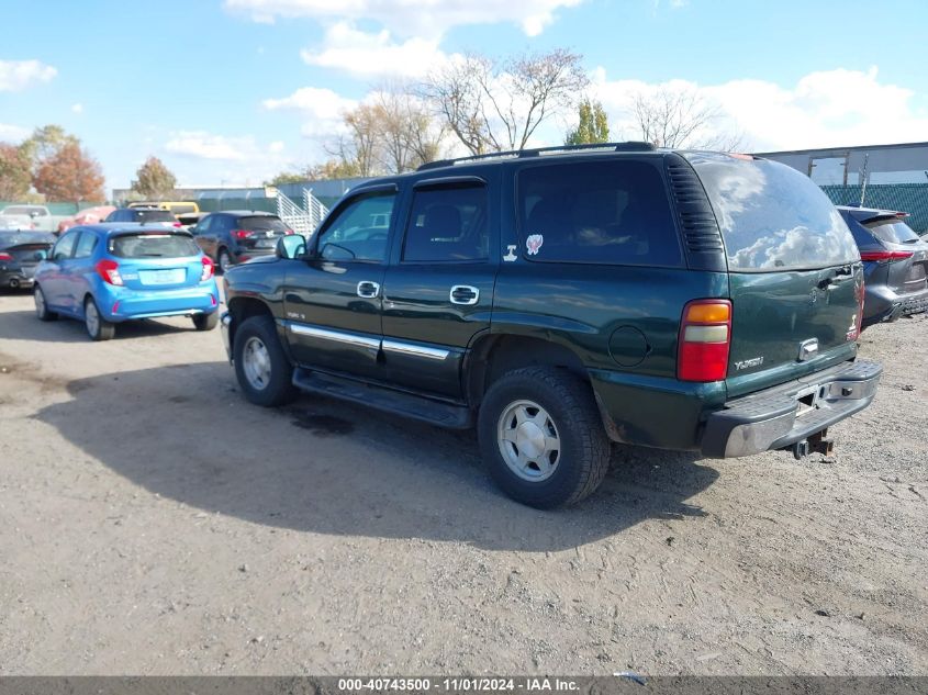 2003 GMC Yukon Slt VIN: 1GKEK13Z53J298001 Lot: 40743500