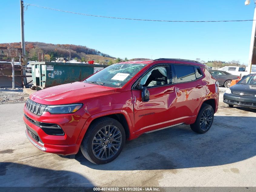 2022 Jeep Compass (Red) Edition 4X4 VIN: 3C4NJDCB6NT237190 Lot: 40743532