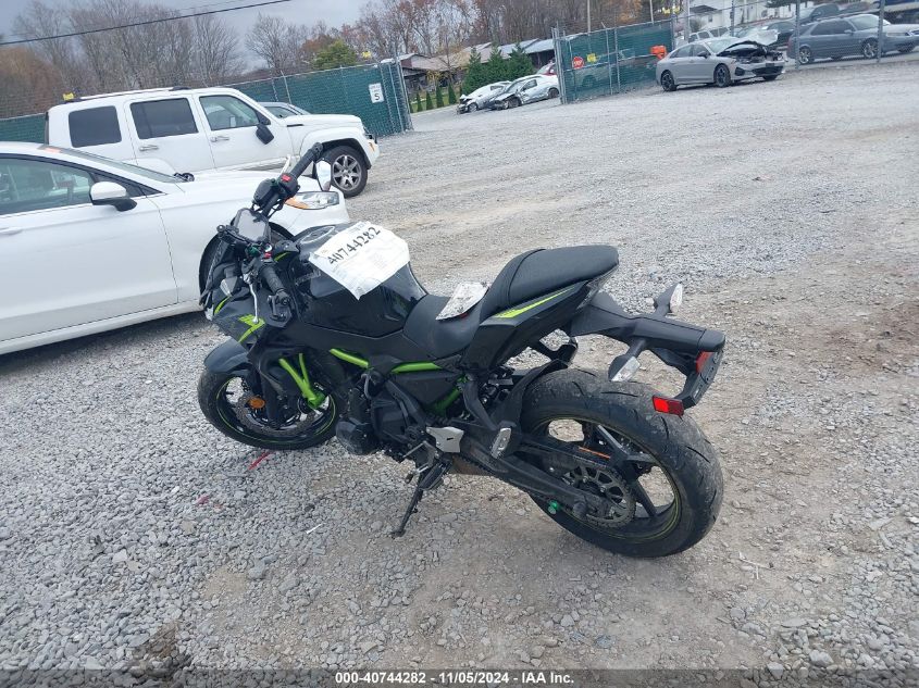 2022 Kawasaki Er650 L VIN: ML5EREL15NDA76548 Lot: 40744282