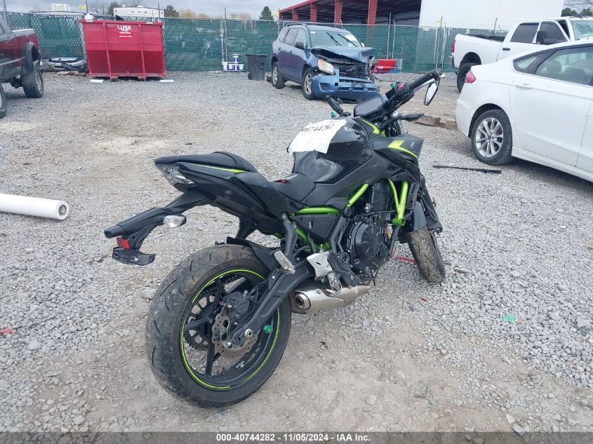 2022 Kawasaki Er650 L VIN: ML5EREL15NDA76548 Lot: 40744282