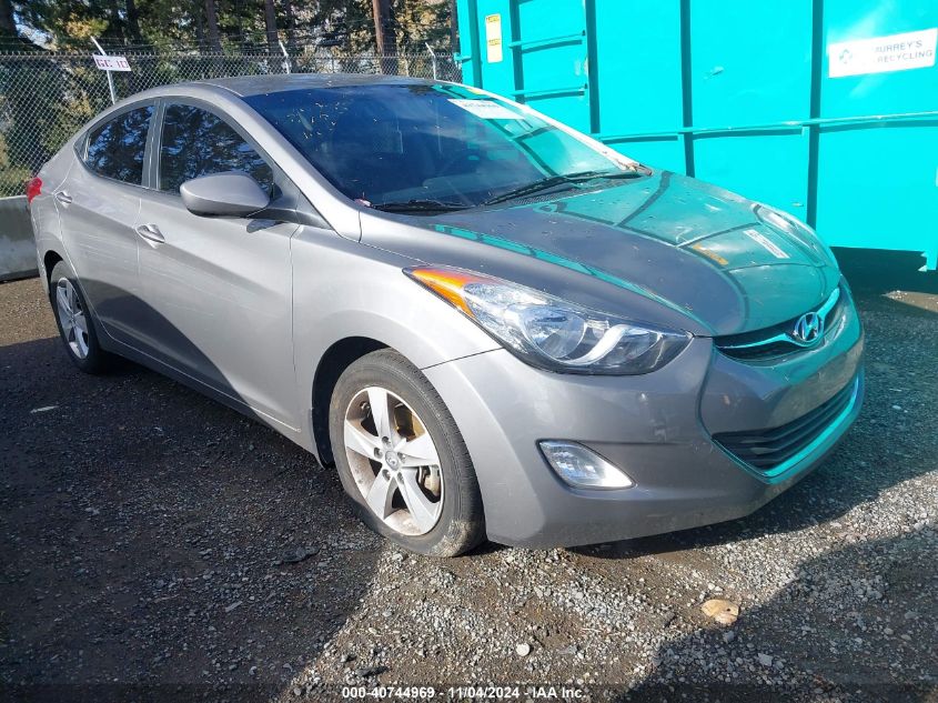 2013 Hyundai Elantra Gls VIN: 5NPDH4AE8DH344244 Lot: 40744969