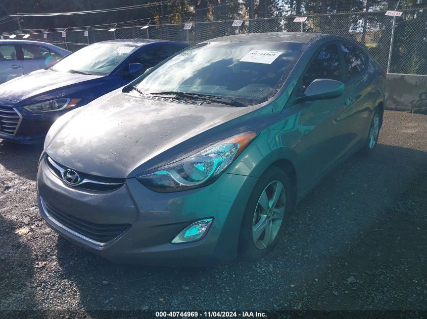 2013 Hyundai Elantra Gls VIN: 5NPDH4AE8DH344244 Lot: 40744969