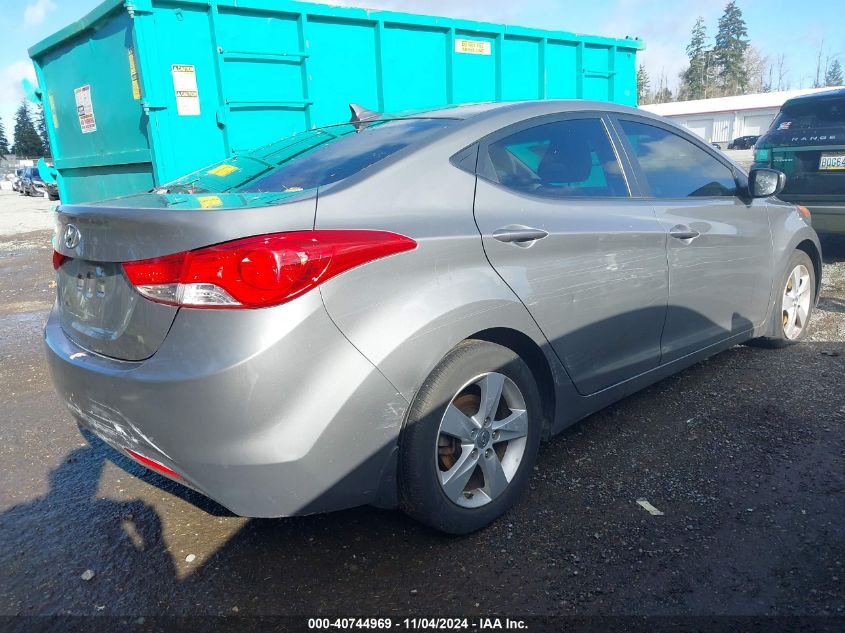 2013 Hyundai Elantra Gls VIN: 5NPDH4AE8DH344244 Lot: 40744969