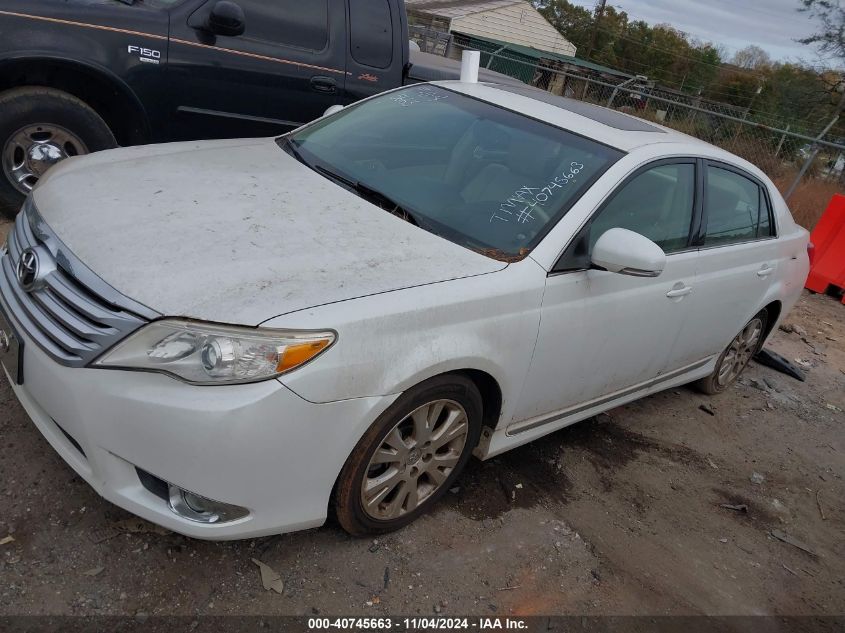 2011 Toyota Avalon VIN: 4T1BK3DB1BU406229 Lot: 40745663